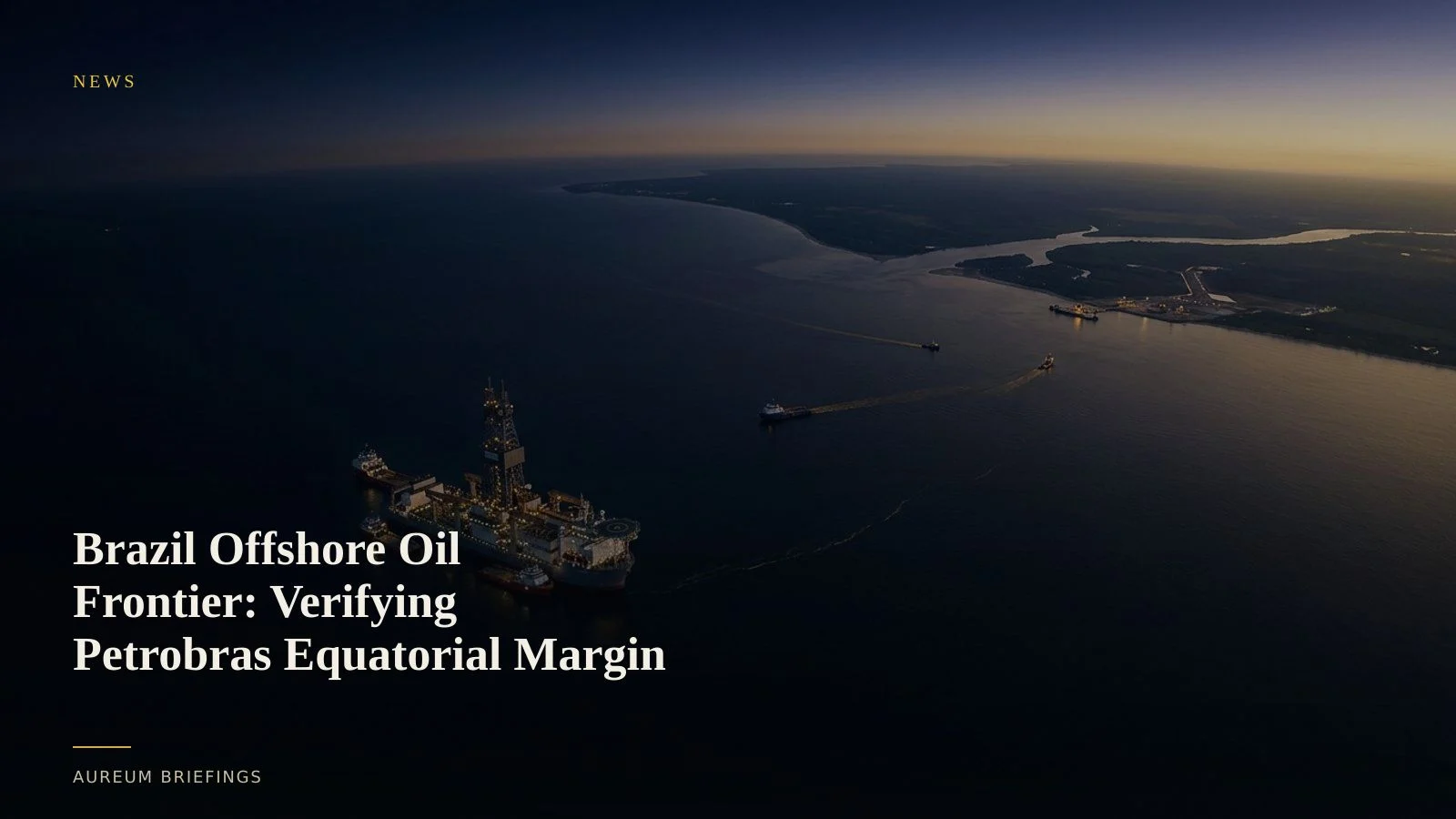 Brazil Offshore Oil Frontier: Verifying Petrobras Operations With Satellites
