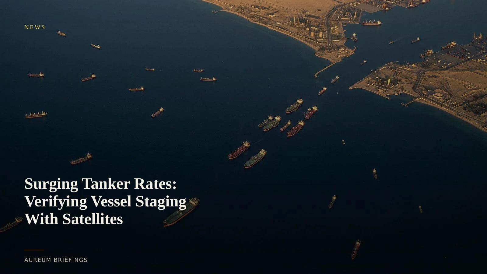 Surging Tanker Rates: Verifying Vessel Staging With Satellites