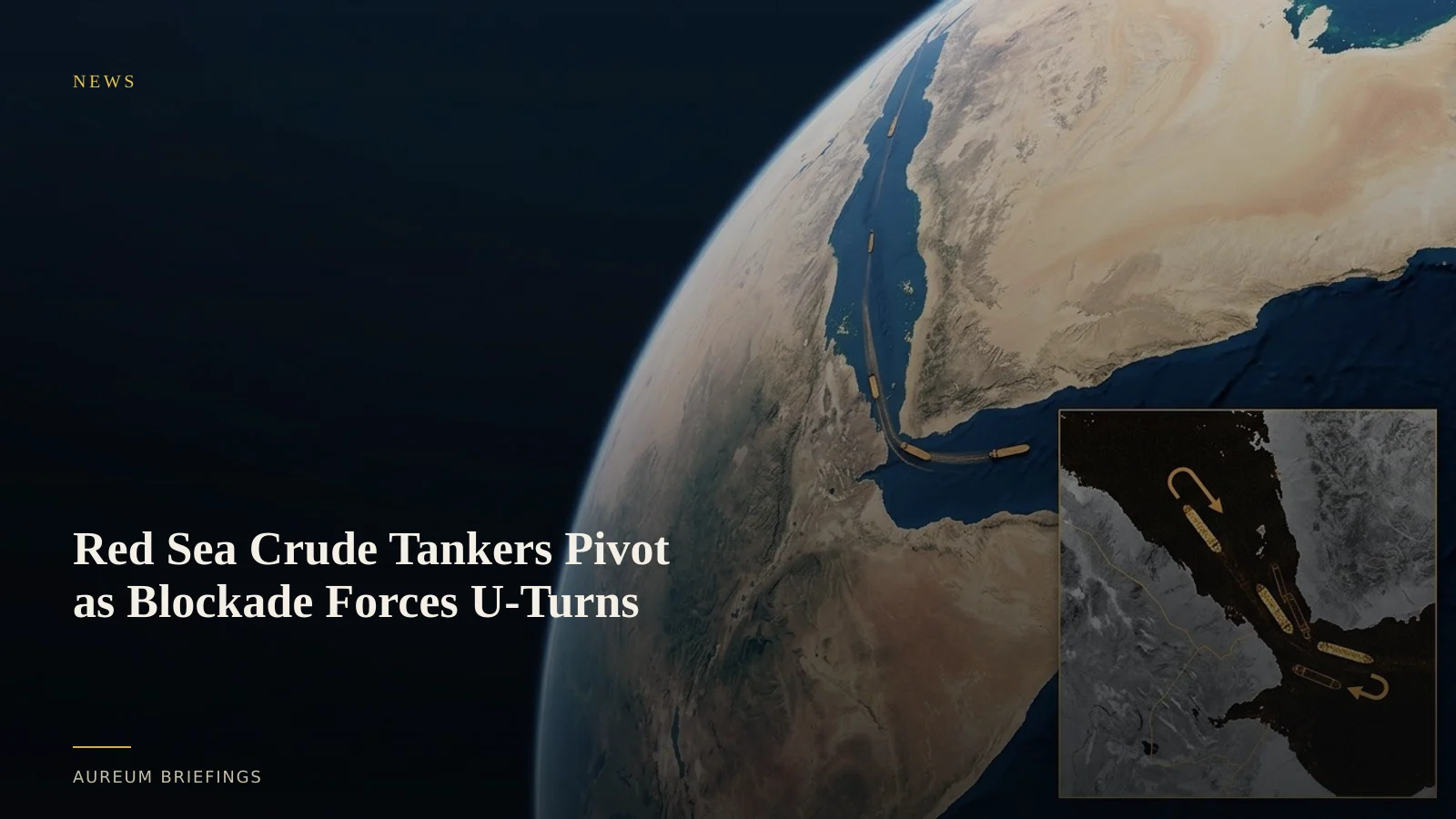 Red Sea Crude Tankers Pivot as Blockade Forces U-Turns