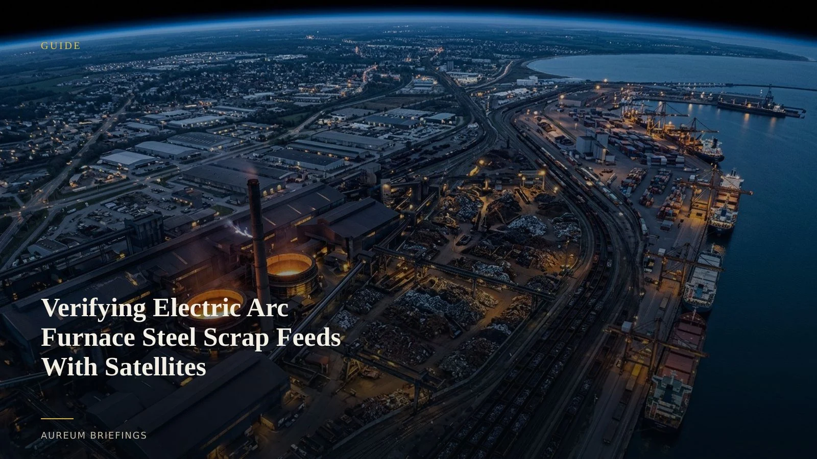 Verifying Electric Arc Furnace Steel Scrap Feeds With Satellites